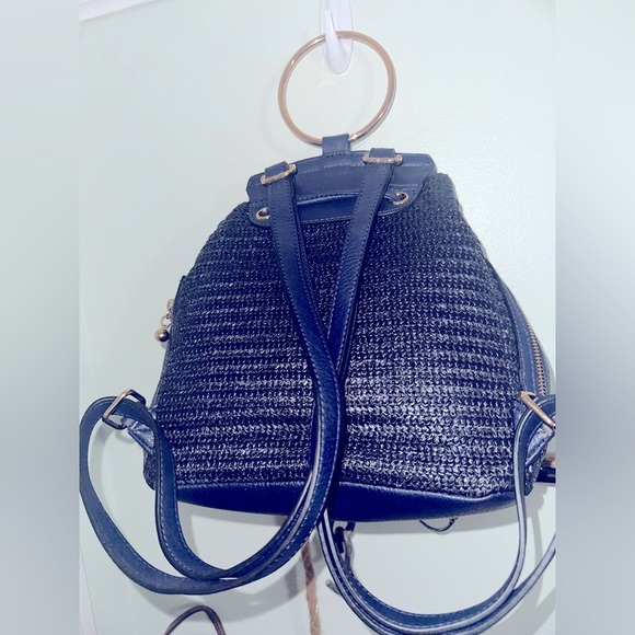 Blue backpack handbag, Lauren Conrad. Like new. - Picture 1 of 15